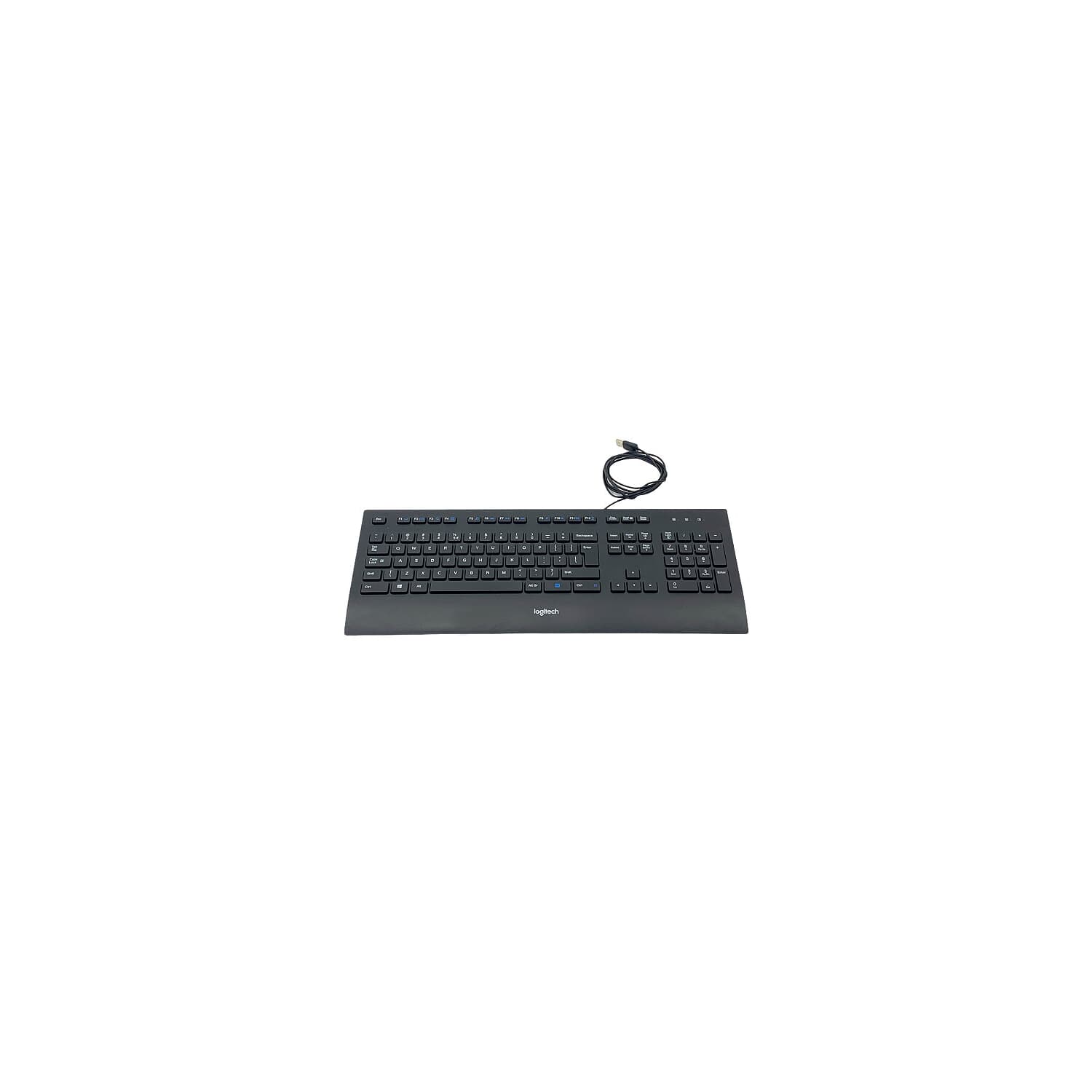 Logitech K280e Tastatur USB UK englisch schwarz QWERTY