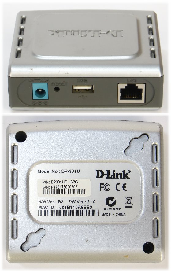 D link dp 301u настройка windows 10