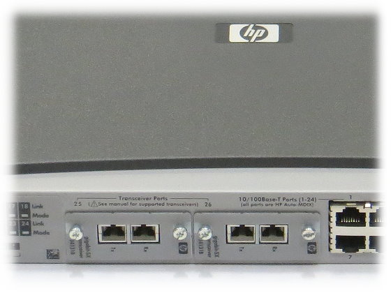 Hp procurve switch 2524 j4813a настройка